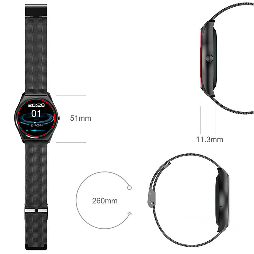 ZS22 Smart Watch BT Fitness Tracker Support Notify & Heart Rate Monitor Compatible Samsung/Android Phones/Iphone