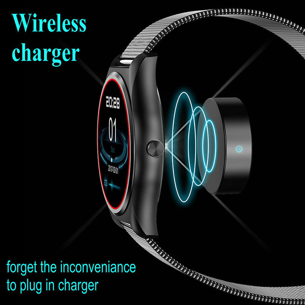 ZS22 Smart Watch BT Fitness Tracker Support Notify & Heart Rate Monitor Compatible Samsung/Android Phones/Iphone