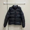Customized Oversized Duck Down Jacket Winter Coat Embroidered Feather Casual logo Men's Jacket