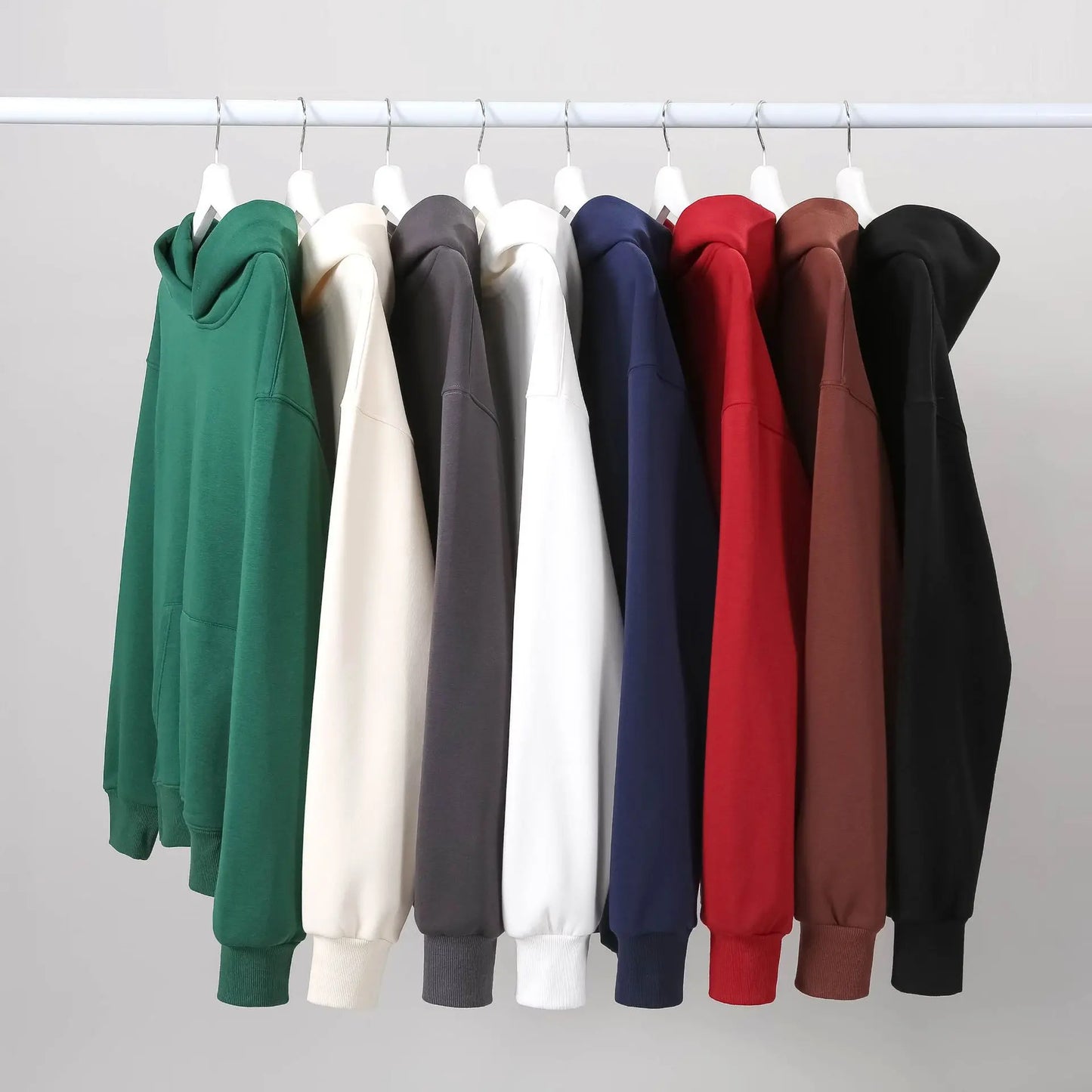 Oversized Hoodie - Unisex Cotton Fleece Pullover
