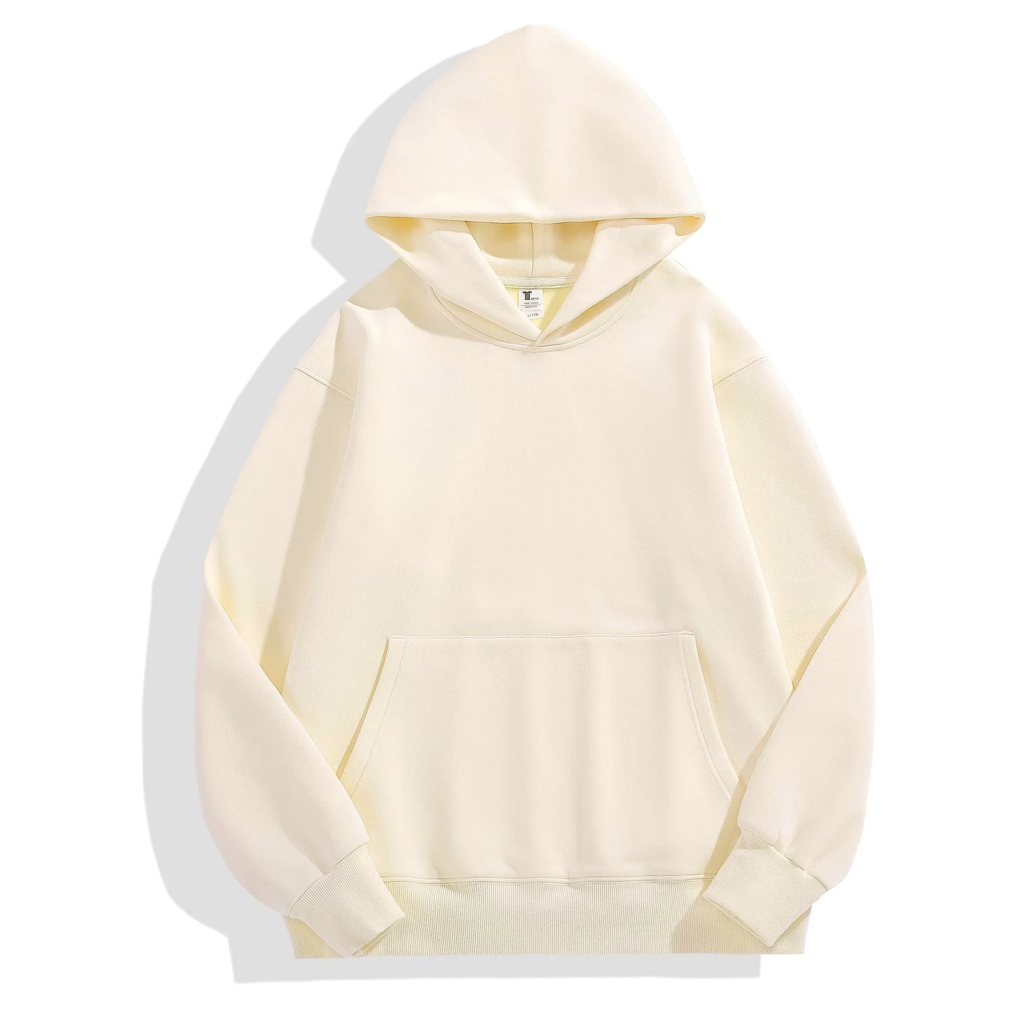 Oversized Hoodie - Unisex Cotton Fleece Pullover