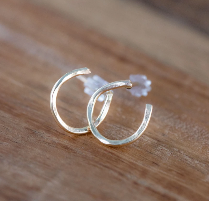 Lucky Horseshoe Stud Earrings - Extra Small - Kids Sizing