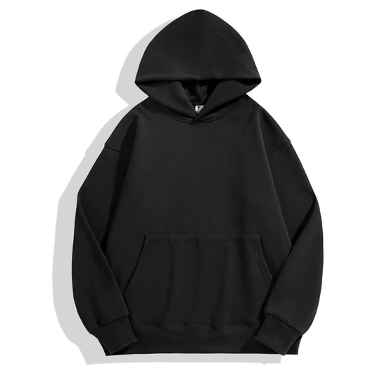 Oversized Hoodie - Unisex Cotton Fleece Pullover