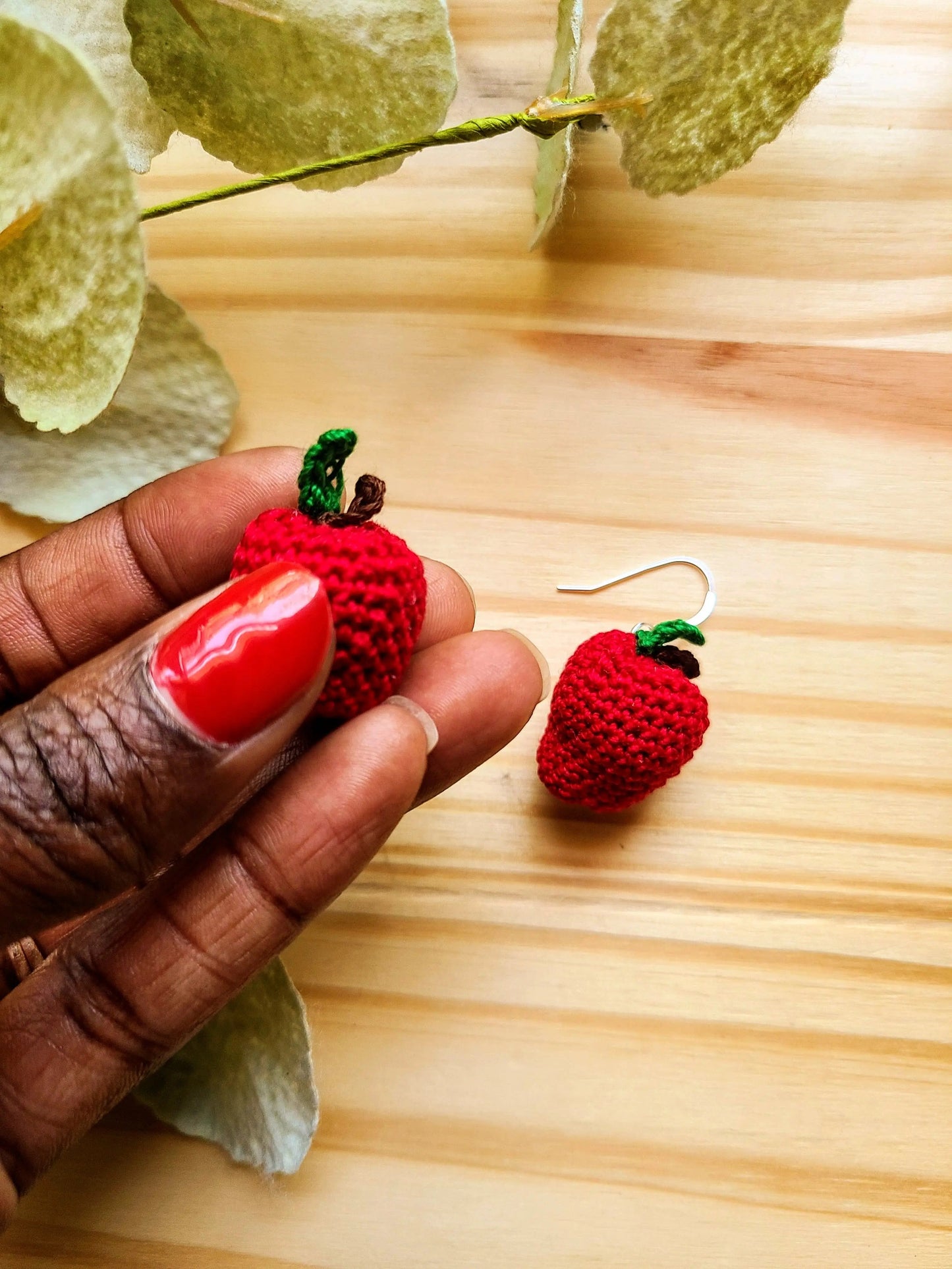 Teacher Apple Earrings